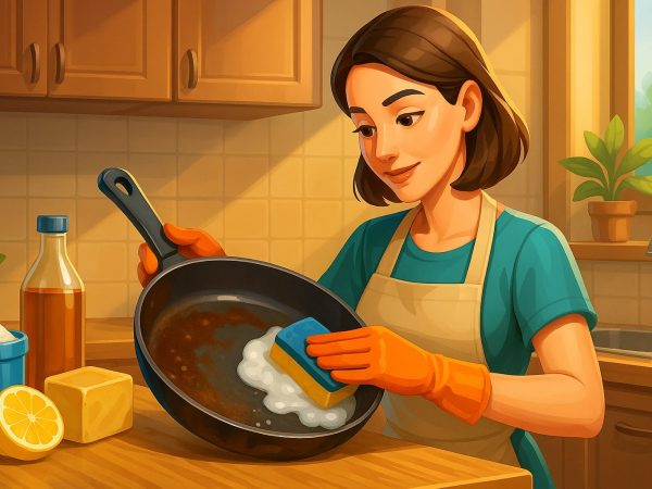How to Effectively Clean a Frying Pan from Grease