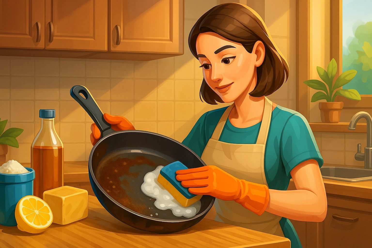 How to Effectively Clean a Frying Pan from Grease